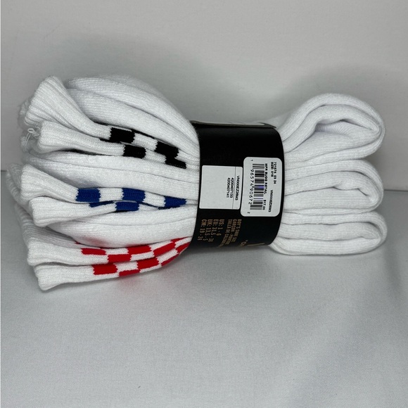 Vans Boy’s Checkered Socks in Black, Blue, and Red - Picture 5 of 5